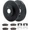 Dynamic Friction Brake Kit - Zinc Coated Slotted Rotors With 5000 Brake Pads