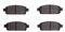 Dynamic Friction Brake Kit - Zinc Coated Slotted Rotors With 5000 Brake Pads