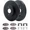 Dynamic Friction Brake Kit - Zinc Coated Slotted Rotors With 5000 Brake Pads