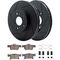 Dynamic Friction Brake Kit - Zinc Coated Slotted Rotors With 5000 Brake Pads