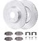 Dynamic Friction Brake Kit - Zinc Coated Slotted Rotors With 5000 Brake Pads