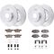 Dynamic Friction Brake Kit - Zinc Coated Slotted Rotors With 5000 Brake Pads