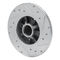 Dynamic Friction 631-02004L - Drilled and Slotted Silver Zinc Brake Rotor
