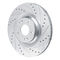 Dynamic Friction 631-03061R - Drilled and Slotted Silver Zinc Brake Rotor