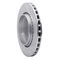 Dynamic Friction 631-27032L - Drilled and Slotted Silver Zinc Brake Rotor