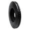 Dynamic Friction 633-20026R - Drilled and Slotted Black Zinc Brake Rotor