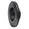 Dynamic Friction 633-31067L - Drilled and Slotted Black Zinc Brake Rotor