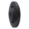 Dynamic Friction 633-42033L - Drilled and Slotted Black Zinc Brake Rotor