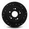 Dynamic Friction 633-48002R - Drilled and Slotted Black Zinc Brake Rotor