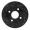 Dynamic Friction 633-54007L - Drilled and Slotted Black Zinc Brake Rotor