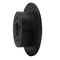 Dynamic Friction 633-65009L - Drilled and Slotted Black Zinc Brake Rotor