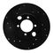 Dynamic Friction 633-20005L - Drilled and Slotted Black Zinc Brake Rotor