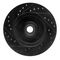 Dynamic Friction 633-54014R - Drilled and Slotted Black Zinc Brake Rotor
