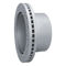 Dynamic Friction 830-48060R - Geoperformance Coated Drilled and Slotted Brake Rotor