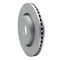 Dynamic Friction 830-42007R - Geoperformance Coated Drilled and Slotted Brake Rotor