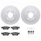 Dynamic Friction 4612-31007 - Brake Kit - Geostop Rotors and 5000 Euro Ceramic Brake Pads with Hardware