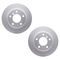 Dynamic Friction 4612-31008 - Brake Kit - Geostop Rotors and 5000 Euro Ceramic Brake Pads with Hardware