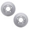 Dynamic Friction 4612-31013 - Brake Kit - Geostop Rotors and 5000 Euro Ceramic Brake Pads with Hardware
