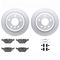Dynamic Friction 4612-31017 - Brake Kit - Geostop Rotors and 5000 Euro Ceramic Brake Pads with Hardware