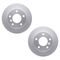 Dynamic Friction 4612-31018 - Brake Kit - Geostop Rotors and 5000 Euro Ceramic Brake Pads with Hardware