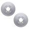 Dynamic Friction 4612-31019 - Brake Kit - Geostop Rotors and 5000 Euro Ceramic Brake Pads with Hardware
