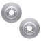 Dynamic Friction 4612-31021 - Brake Kit - Geostop Rotors and 5000 Euro Ceramic Brake Pads with Hardware