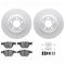 Dynamic Friction 4612-31028 - Brake Kit - Geostop Rotors and 5000 Euro Ceramic Brake Pads with Hardware