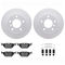 Dynamic Friction 4612-31030 - Brake Kit - Geostop Rotors and 5000 Euro Ceramic Brake Pads with Hardware