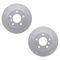 Dynamic Friction 4612-31030 - Brake Kit - Geostop Rotors and 5000 Euro Ceramic Brake Pads with Hardware