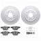 Dynamic Friction 4612-31034 - Brake Kit - Geostop Rotors and 5000 Euro Ceramic Brake Pads with Hardware