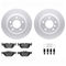 Dynamic Friction 4612-31040 - Brake Kit - Geostop Rotors and 5000 Euro Ceramic Brake Pads with Hardware