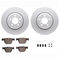 Dynamic Friction 4612-31044 - Brake Kit - Geostop Rotors and 5000 Euro Ceramic Brake Pads with Hardware