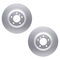 Dynamic Friction 4612-31047 - Brake Kit - Geostop Rotors and 5000 Euro Ceramic Brake Pads with Hardware
