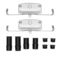 Dynamic Friction 4612-31047 - Brake Kit - Geostop Rotors and 5000 Euro Ceramic Brake Pads with Hardware