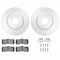 Dynamic Friction 4612-31049 - Brake Kit - Geostop Rotors and 5000 Euro Ceramic Brake Pads with Hardware