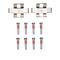 Dynamic Friction 4612-31049 - Brake Kit - Geostop Rotors and 5000 Euro Ceramic Brake Pads with Hardware