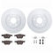 Dynamic Friction 4612-31060 - Brake Kit - Geostop Rotors and 5000 Euro Ceramic Brake Pads with Hardware