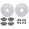 Dynamic Friction 4612-31061 - Brake Kit - Geostop Rotors and 5000 Euro Ceramic Brake Pads with Hardware