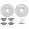 Dynamic Friction 4612-31062 - Brake Kit - Geostop Rotors and 5000 Euro Ceramic Brake Pads with Hardware