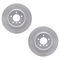 Dynamic Friction 4612-31062 - Brake Kit - Geostop Rotors and 5000 Euro Ceramic Brake Pads with Hardware