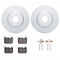 Dynamic Friction 4612-31070 - Brake Kit - Geostop Rotors and 5000 Euro Ceramic Brake Pads with Hardware