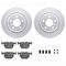 Dynamic Friction 4612-31081 - Brake Kit - Geostop Rotors and 5000 Euro Ceramic Brake Pads with Hardware