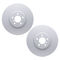 Dynamic Friction 4612-31088 - Brake Kit - Geostop Rotors and 5000 Euro Ceramic Brake Pads with Hardware