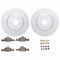 Dynamic Friction 4612-31094 - Brake Kit - Geostop Rotors and 5000 Euro Ceramic Brake Pads with Hardware