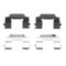Dynamic Friction 2512-48206 - Brake Kit - Coated Slotted Brake Rotors and 5000 Advanced Brake Pads with Hardware