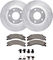 Dynamic Friction Brake Kit - 227 Zinc Coated Drilled & Slotted Rotors with 5000 Brake Pads