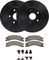 Dynamic Friction Brake Kit - 227 Zinc Coated Drilled & Slotted Rotors with 5000 Brake Pads