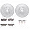 Dynamic Friction Brake Kit - 227 Zinc Coated Drilled & Slotted Rotors with 5000 Brake Pads