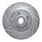 Dynamic Friction Brake Kit - 227 Zinc Coated Drilled & Slotted Rotors with 5000 Brake Pads