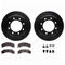 Dynamic Friction Brake Kit - 227 Zinc Coated Drilled & Slotted Rotors with 5000 Brake Pads
